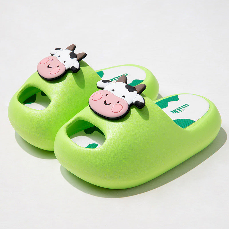 Kids luminous summer soft non-slip sandals for home, street, beach and pool
