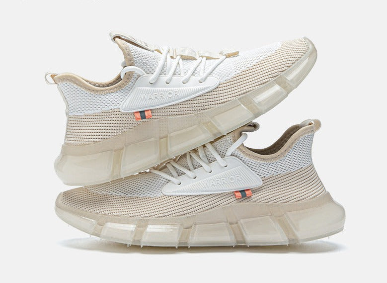 Fashion breathable casual running shoes, summer sports shoes for men with soft soles