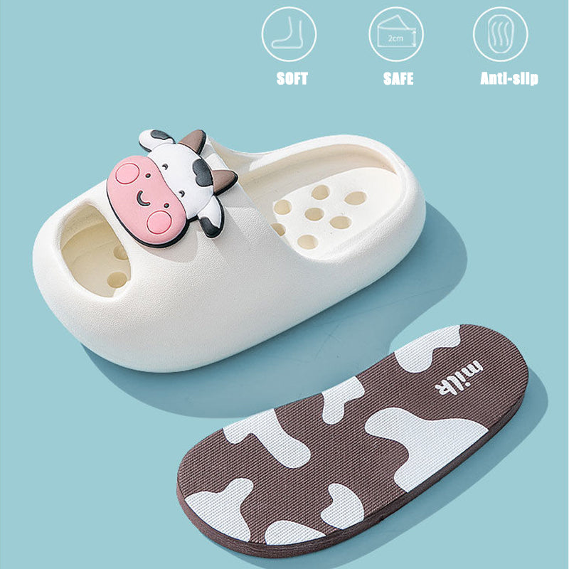 Kids luminous summer soft non-slip sandals for home, street, beach and pool