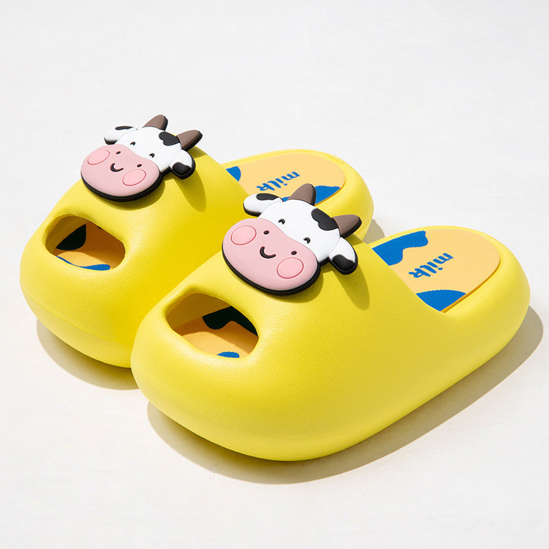 Kids luminous summer soft non-slip sandals for home, street, beach and pool